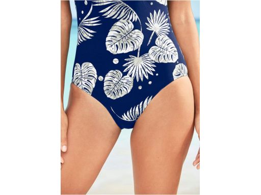 B.P.C kostium granatowy jednoczęściowy wzór 50.