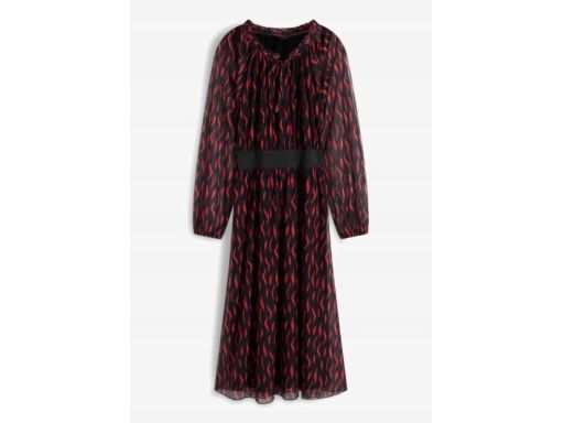 B.P.C długa sukienka szyfonowa wzory r.36/38