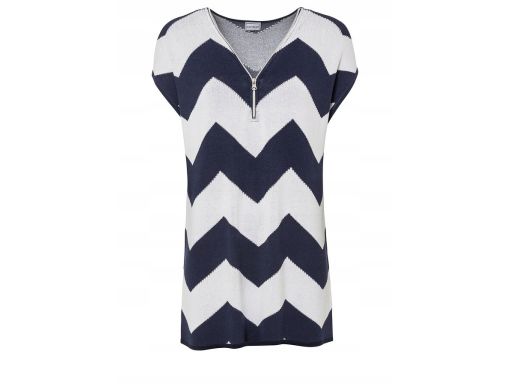 B.P.C kamizelka we wzory z zamkiem 36/38.