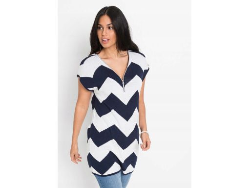 B.P.C kamizelka we wzory z zamkiem 36/38.