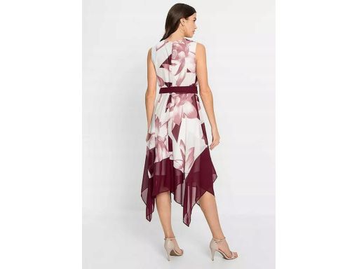 B.P.C sukienka szyfonowa asymetryczna ^50