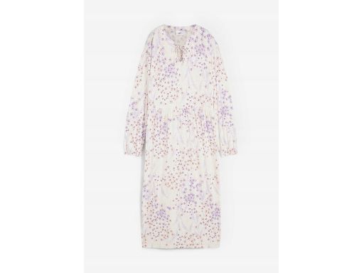 B.P.C sukienka z jasna we wzory z wiskozy 52/54.