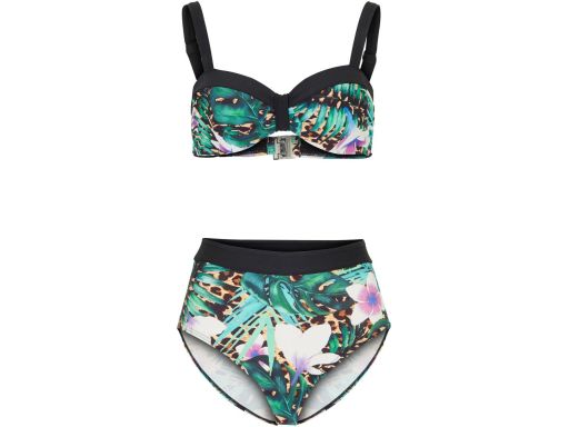 B.P.C bikini z efektownym nadrukiem 40 (80C).