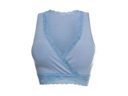 B.P.C biustonosz do karmienia z koronką indigo 44/46.