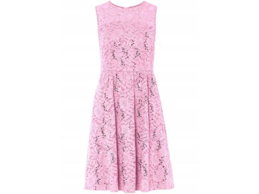 Sukienka koronkowa z cekinami r.38