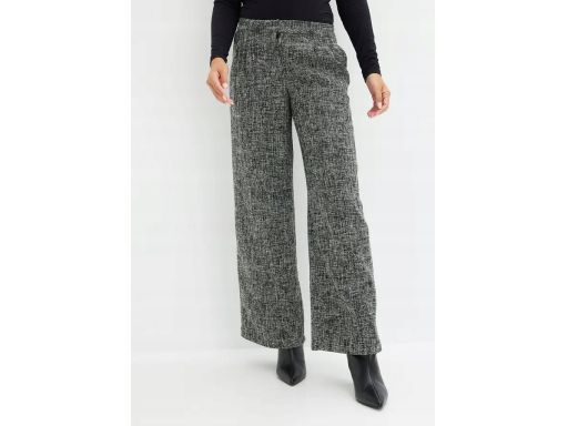 B.P.C spodnie melanż damskie luźne, proste 52.