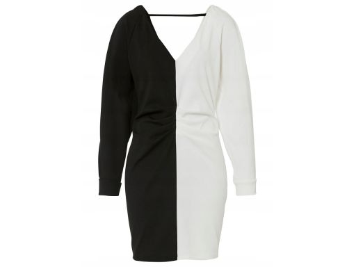 B.P.C sukienka efektowna czarno-biała r.40/42
