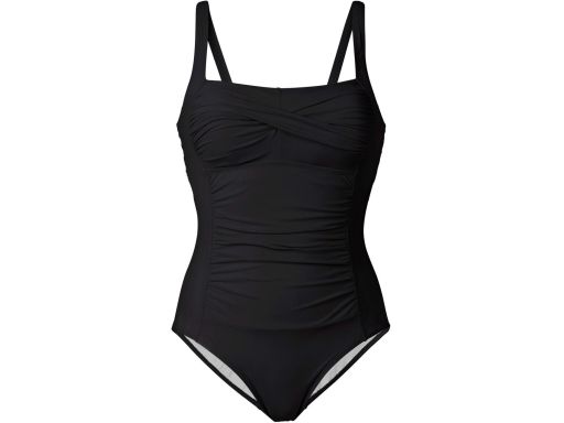 B.P.C kostium jednoczęściowy marszczony czarny 44.