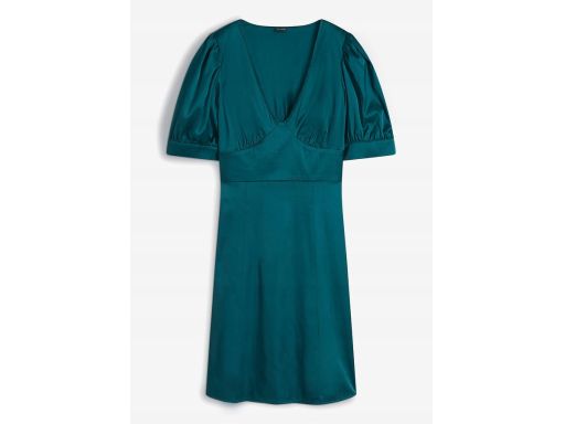 B.P.C sukienka satynowa zielona r.44