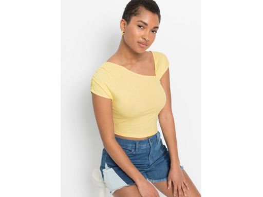 B.P.C top krótki żółty modny r.48/50
