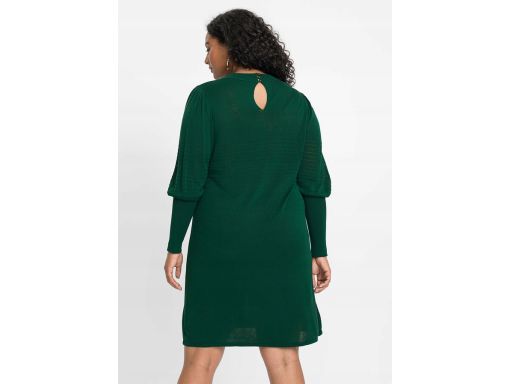 B.P.C sukienka dzianinowa butelkowa zieleń ^40/42