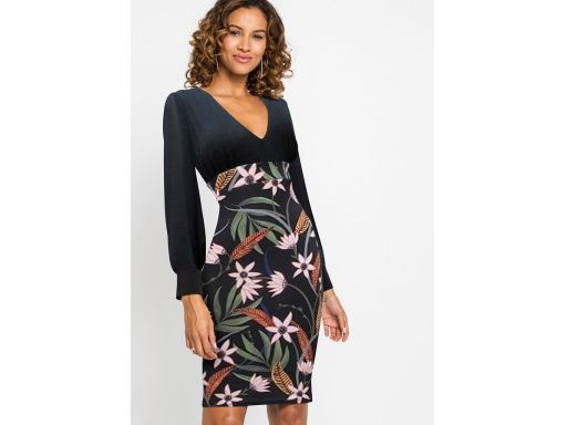 B.P.C sukienka ołówkowa z nadrukiem ^34