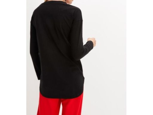 B.P.C bluzka czarna z dżetami świąteczna ^36/38