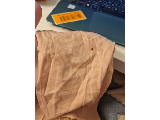 H&M dżersejowa bluzka z koronką na plecach XL