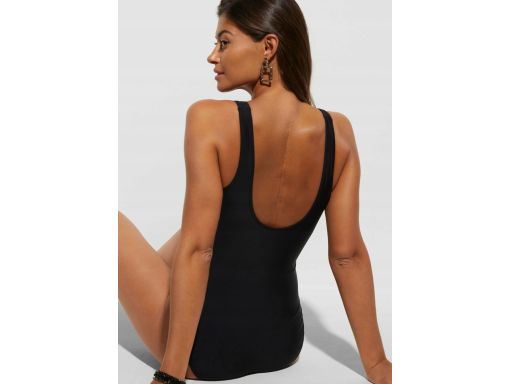 B.P.C kostium kąpielowy czarny z kolorowym wzorem ^48