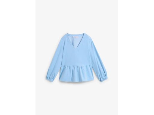 B.P.C sztruksowa bluzka tunikowa niebieska ^42