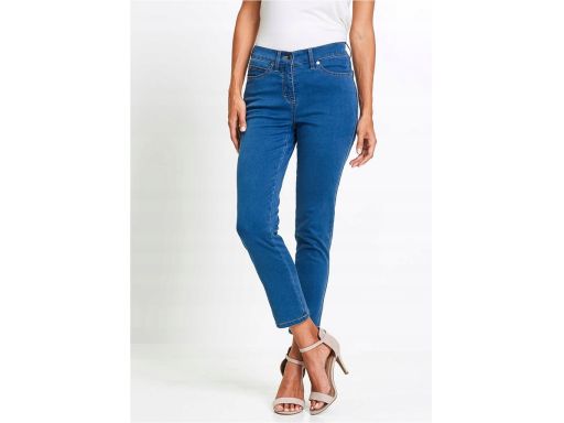 B.P.C jeansy 7/8 elastyczne damskie 38.