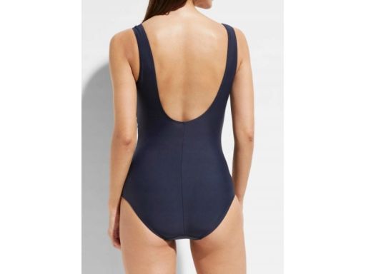 B.P.C kostium kąpielowy granatowy ze wstawkami po bokach ^50