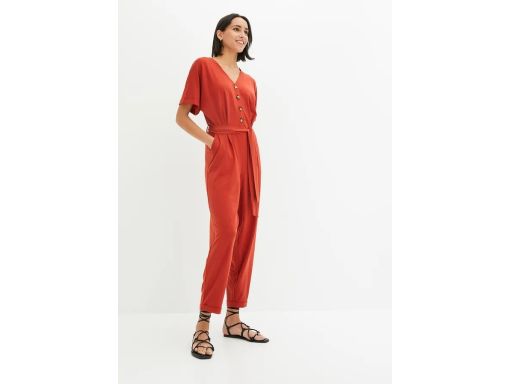 B.P.C kombinezon z dżerseju kasztanowyo miedziany ^44/46