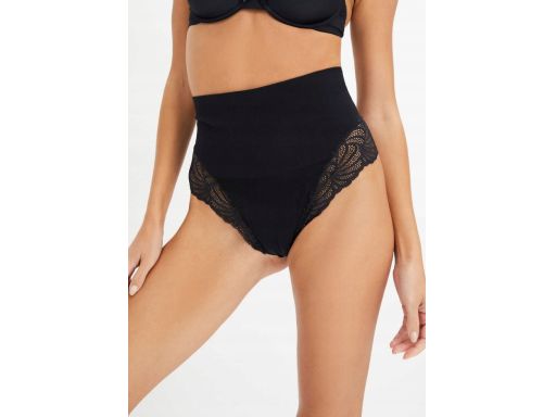 B.P.C stringi modelujące czarne z koronką S.