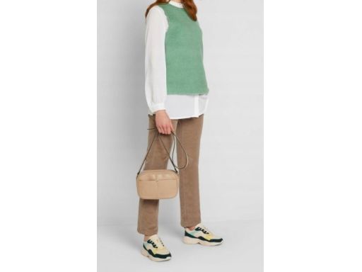 B.P.C kamizelka dzianinowa zielone sweter bez rękawów 36/38.