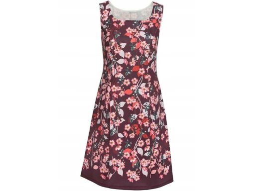 B.P.C Sukienka brązowa w kwiaty 52/54.