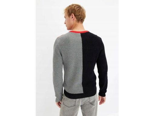 B.P.C kolorowy sweter męski ^60/62, XXL