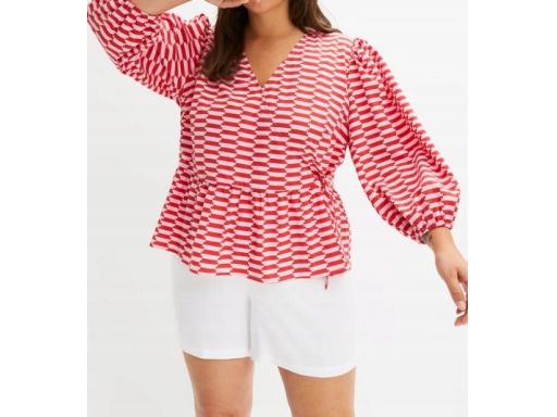 B.P.C bluzka kopertowa we wzory 48.