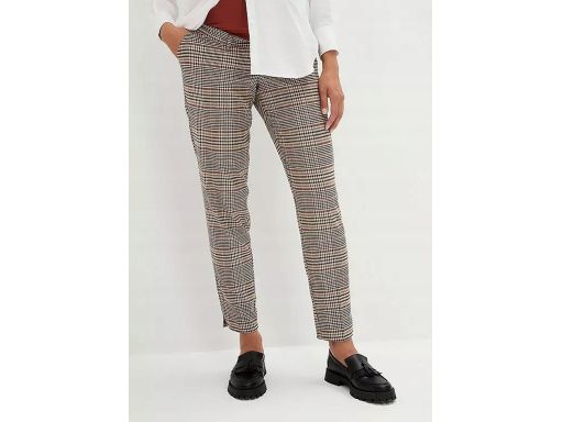 B.P.C spodnie ciążowe w kratę r.52