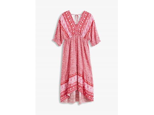 B.P.C asymetryczna sukienka we wzory r.38