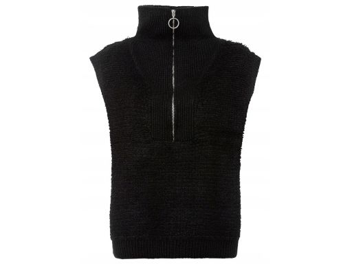 B.P.C kamizelka dzianinowa czarna 36/38.