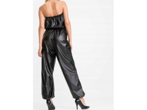 B.P.C kombinezon czarny eko skóra modny ^36/38