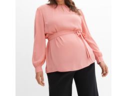 B.P.C bluzka szyfonowa ciążowa różowa 36.