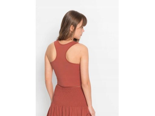 B.P.C krótki top z nadrukiem 44/46.