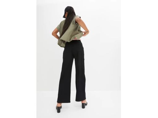 B.P.C spodnie twillowe szerokie czarne 52.