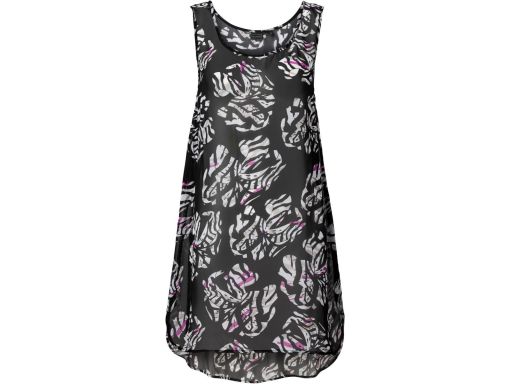 B.P.C plażowa tunika z nadrukiem prześwitująca ^36