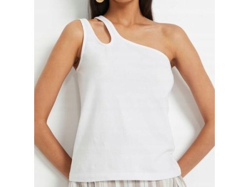 B.P.C top bawełniany na jedno ramię ^48/50