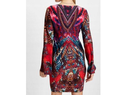 B.P.C sukienka ołówkowa kolorowa ze wzorem ^36/38