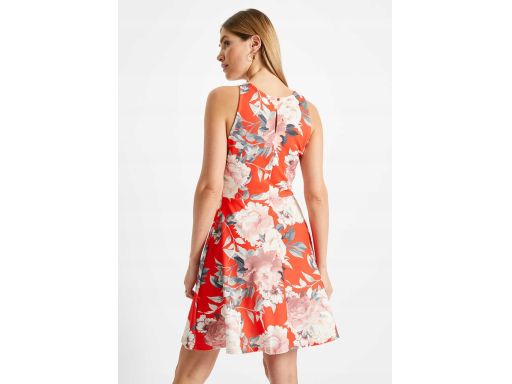 B.P.C sukienka w kwiaty z koronką ^32/34