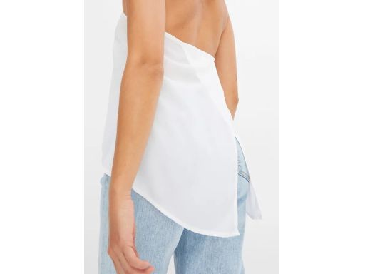 B.P.C bluzka biała wiązana na szyi 48.