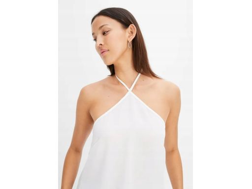 B.P.C bluzka biała wiązana na szyi 48.