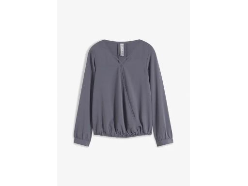 B.P.C bluzka kopertowa koszulowa szara 38.
