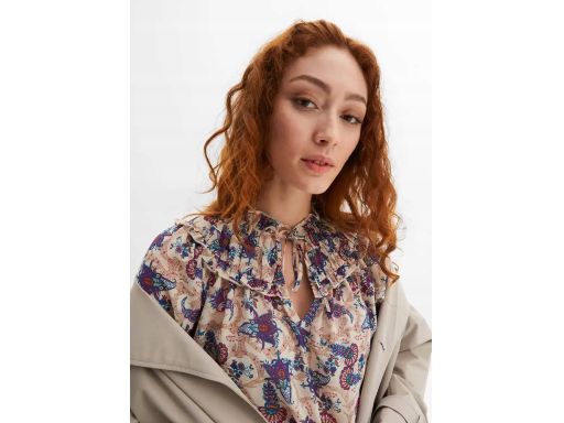 B.P.C bluzka szyfonowa we wzory r.36