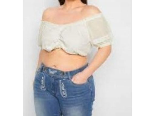 B.P.C damska bluzka krótka ludowa ^52