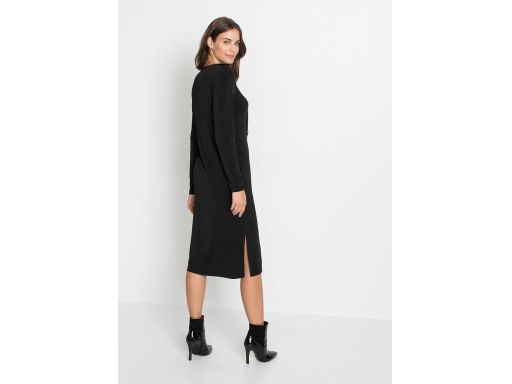 AG3480 sukienka midi czarna r.36/38