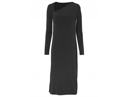 AG3480 sukienka midi czarna r.36/38