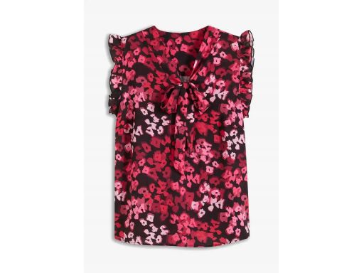B.P.C bluzka szyfonowa koszulowa wzorzysta r.54