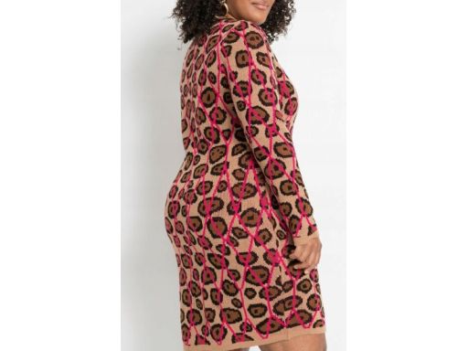 B.P.C sukienka dzianinowa w cętki ^36/38