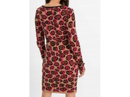 B.P.C sukienka dzianinowa w cętki ^36/38