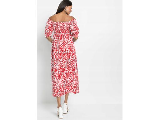 B.P.C sukienka długa z wiskozy we wzory 40.
